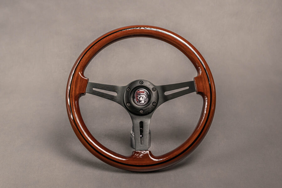 Wooden steering wheel